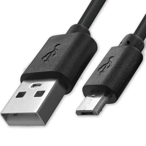 Qoltec 0.5m USB A apa és micro USB B apa kábel