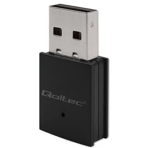 Qoltec vezeték nélküli mini adapter fekete színben