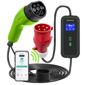 Qoltec mobil EV töltő állítható 2in1 Type 2