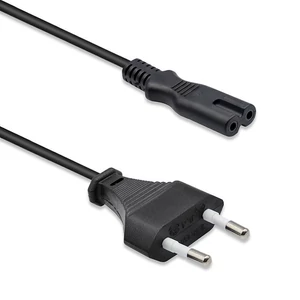 Qoltec IEC C7 tápkábel figura-8 1.4m hosszú