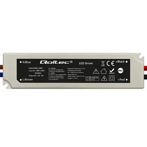 Qoltec LED meghajtó IP67 60W | 12V | 5A | Vízálló | Fehér Qoltec LED meghajtó IP67 60W | 12V | 5A | Vízálló | Fehér