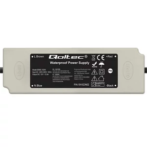 Qoltec LED meghajtó IP67 150W | 12V | 12.5A | Vízálló | Fehér Qoltec LED meghajtó IP67 150W | 12V | 12.5A | Vízálló | Fehér
