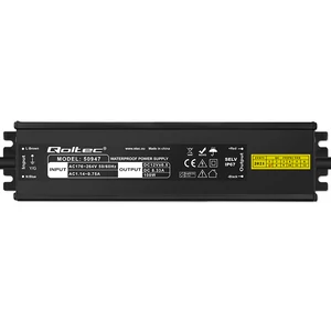 Qoltec LED meghajtó IP67 100W | 12V | 8.3A | Vízálló | Fekete Qoltec LED meghajtó IP67 100W | 12V | 8.3A | Vízálló | Fekete