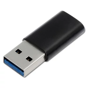 Qoltec USB típus A és C adapter fekete színben