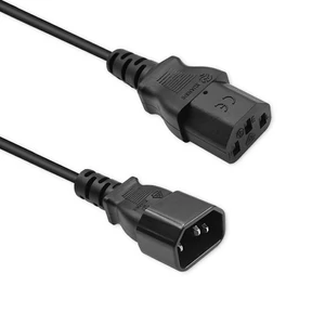 Qoltec Hosszabbító kábel IEC C13/C14 | 3x1.00mm² | 5m Qoltec Hosszabbító kábel IEC C13/C14 | 3x1.00mm² | 5m