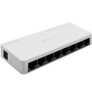 Qoltec Hálózati SWITCH | 8 x RJ45 port | 100Mbps | Gyors Ethernet | LAN Qoltec Hálózati SWITCH | 8 x RJ45 port | 100Mbps | Gyors Ethernet | LAN