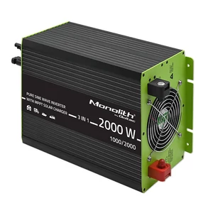 Qoltec Monolith 3 az 1-ben napelemes inverter 1000W