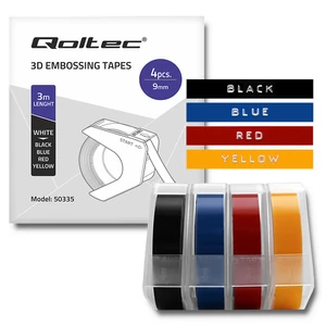Qoltec 4 darabos 3D szalagkészlet DYMO Omega