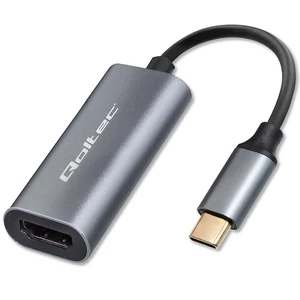 Qoltec Alumínium USB-C HDMI Adapter 4K 60Hz