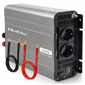 Qoltec MS Wave feszültségátalakító 12V-ról 230V-ra