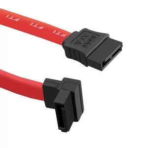 Qoltec SATA kábel egyenes és derékszögű 0,5m