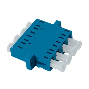 Qoltec LC/UPC négyes adapter egymódusú szálhoz