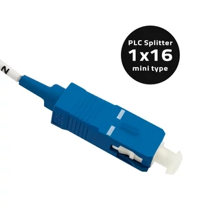 Qoltec 1x16 PLC optikai osztó SC/PC csatlakozókkal