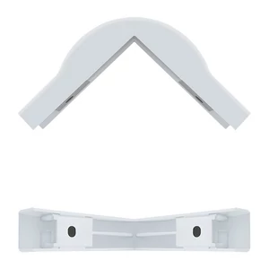 Qoltec hajlítási szög 76 x 18 mm fehér színben