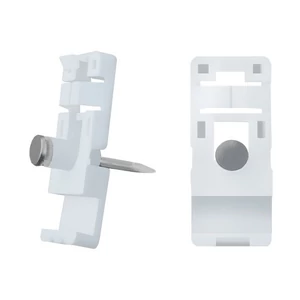 Qoltec 15x13mm falra szerelhető kábel klipsz