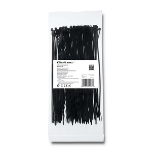 Qoltec Önzáró kábelkötöző | 2.5*200mm | 100 db | Nylon66 | UV | Fekete Qoltec Önzáró kábelkötöző | 2.5*200mm | 100 db | Nylon66 | UV | Fekete