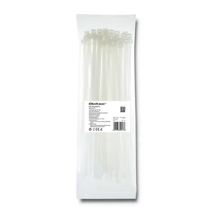 Qoltec Önzáró kábelkötöző | 7.2*300mm | 50 db | Nylon66 | UV | Fehér Qoltec Önzáró kábelkötöző | 7.2*300mm | 50 db | Nylon66 | UV | Fehér