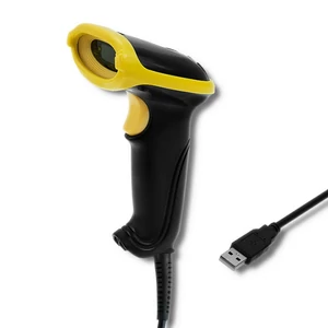 Qoltec 1D vonalkód olvasó szkenner USB csatlakozással