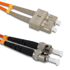 Qoltec 3m multimódusú optikai patchcord SC/UPC - ST/UPC
