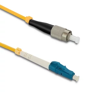 Qoltec Patchcord optikai szál FC/UPC - LC/UPC | Egymódusú | 9/125 | G652D | Simplex | 10m