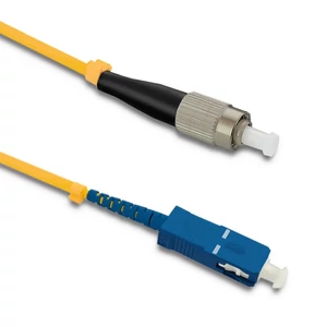 Qoltec Patchcord optikai kábel FC/UPC - SC/UPC | Egymódusú | 9/125 | G652D | Simplex | 5m