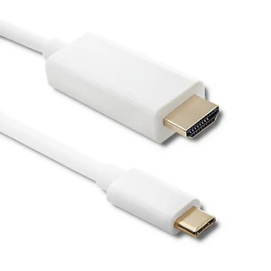 Qoltec USB 3.1 típus C férfi/ HDMI A férfi kábel | 4K | Alternatív mód | 1m Qoltec USB 3.1 típus C férfi/ HDMI A férfi kábel | 4K | Alternatív mód | 1m