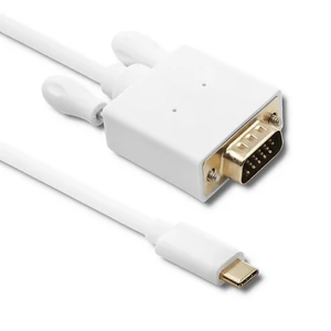 Qoltec USB 3.1 Type-C VGA kábel 2m FULL HD