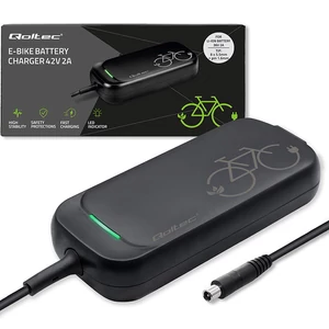 Qoltec Gyors Töltő e-bike-hoz, elektromos rollerhez XIAOMI 36V | 42V | 2A | 8,0*8,0mm | vízálló + tápkábel Qoltec Gyors Töltő e-bike-hoz, elektromos rollerhez XIAOMI 36V | 42V | 2A | 8,0*8,0mm | vízálló + tápkábel