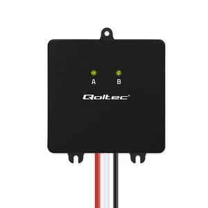 Qoltec Feszültségkiegyenlítő töltéskiegyenlítő 24V-os akkumulátorokhoz 2 x 12V | 5A | LiFePO4 AGM GEL Qoltec Feszültségkiegyenlítő töltéskiegyenlítő 24V-os akkumulátorokhoz 2 x 12V | 5A | LiFePO4 AGM GEL