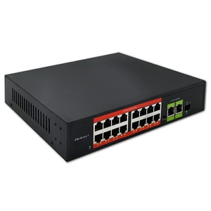 Qoltec SWITCH Fast Ethernet PoE hálózati kapcsoló