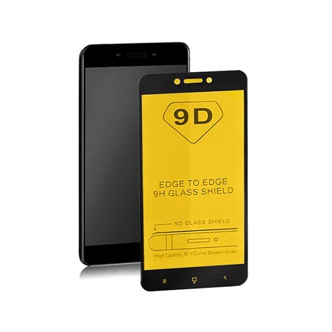 Qoltec Premium edzett üveg kijelzővédő Xiaomi Redmi 5A fekete