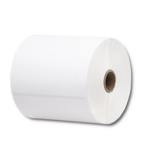 Qoltec 100x150 mm termál címkék tekercsben