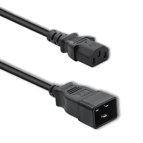 Qoltec 1.2m hosszabbító kábel IEC C20/C13