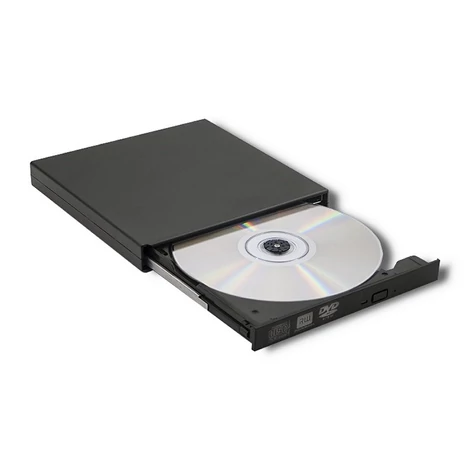 Qoltec külső DVD-RW író fekete színben