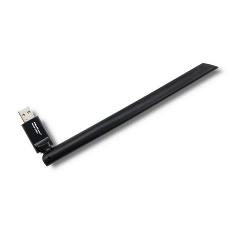 Qoltec vezeték nélküli WiFi USB adapter külső antennával
