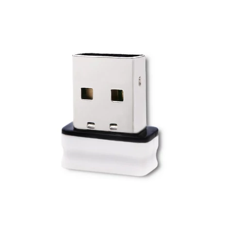 Qoltec vezeték nélküli mini Wi-Fi USB adapter fehér színben