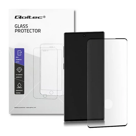 Qoltec edzett üveg kijelzővédő Samsung Galaxy Note10-hez