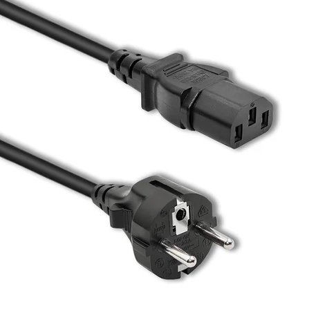 Qoltec IEC C13/SCHUKO tápkábel 2,5m