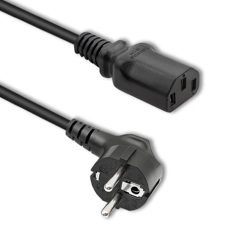 Qoltec IEC C13/SCHUKO tápkábel 1.5m hosszúságban