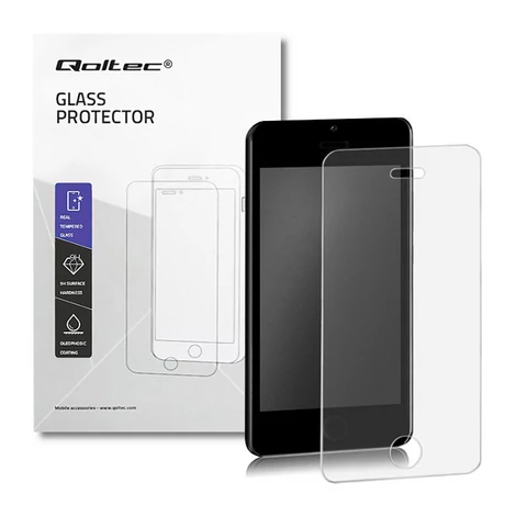 Qoltec edzett üveg kijelzővédő Apple iPhone 5/5s-hez