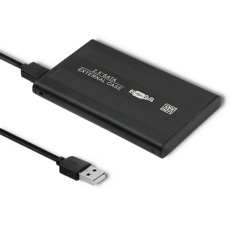 Qoltec fekete külső merevlemez tok 2.5'' SATA3