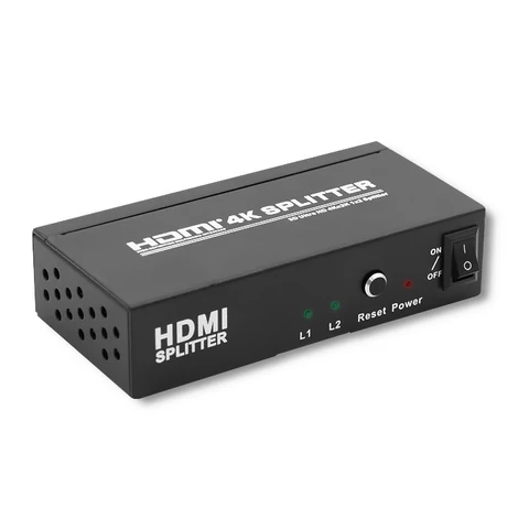 Qoltec Aktív HDMI Elosztó 1x2, 4K/2K felbontás
