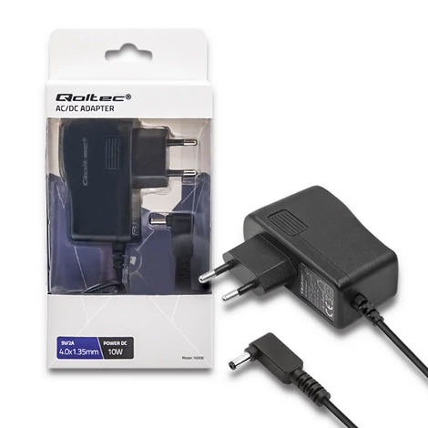 Qoltec 10W hálózati adapter 5V 2A 4.0*1.35 mm