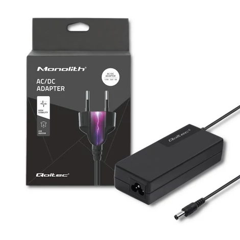 Qoltec 72W asztali tápegység 24V 3A tápkábellel