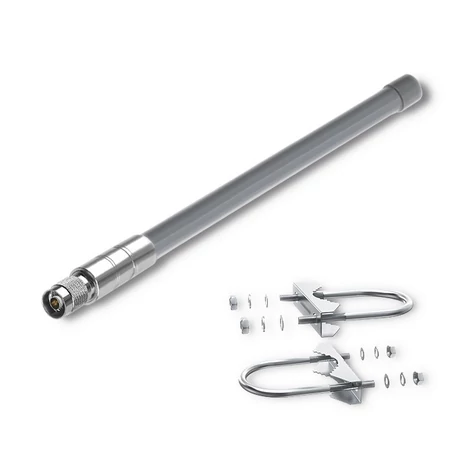Qoltec 5.8 dBi kültéri LoRa antenna szürke színben