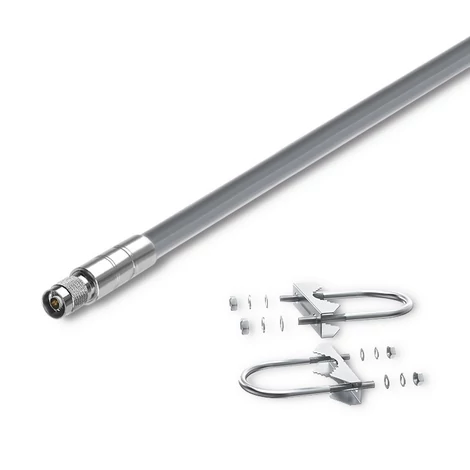 Qoltec 8 dBi kültéri LoRa antenna szürke színben