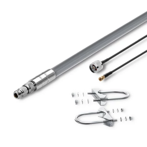 Qoltec LoRa antenna készlet 5.8 dBi tápkábellel