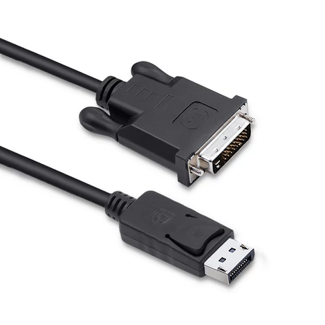 Qoltec 1,8m DisplayPort kábel DVI csatlakozóval