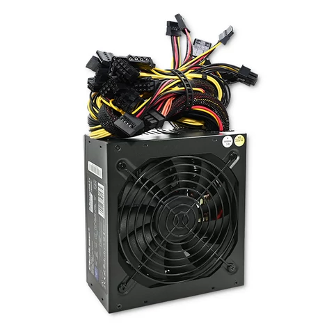 Qoltec 1600W ATX tápegység fekete színben