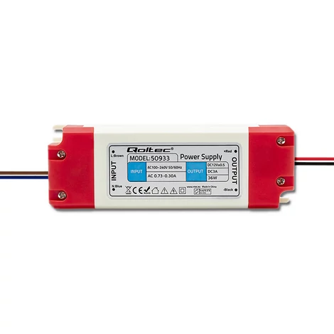Qoltec 36W LED meghajtó IP20 12V